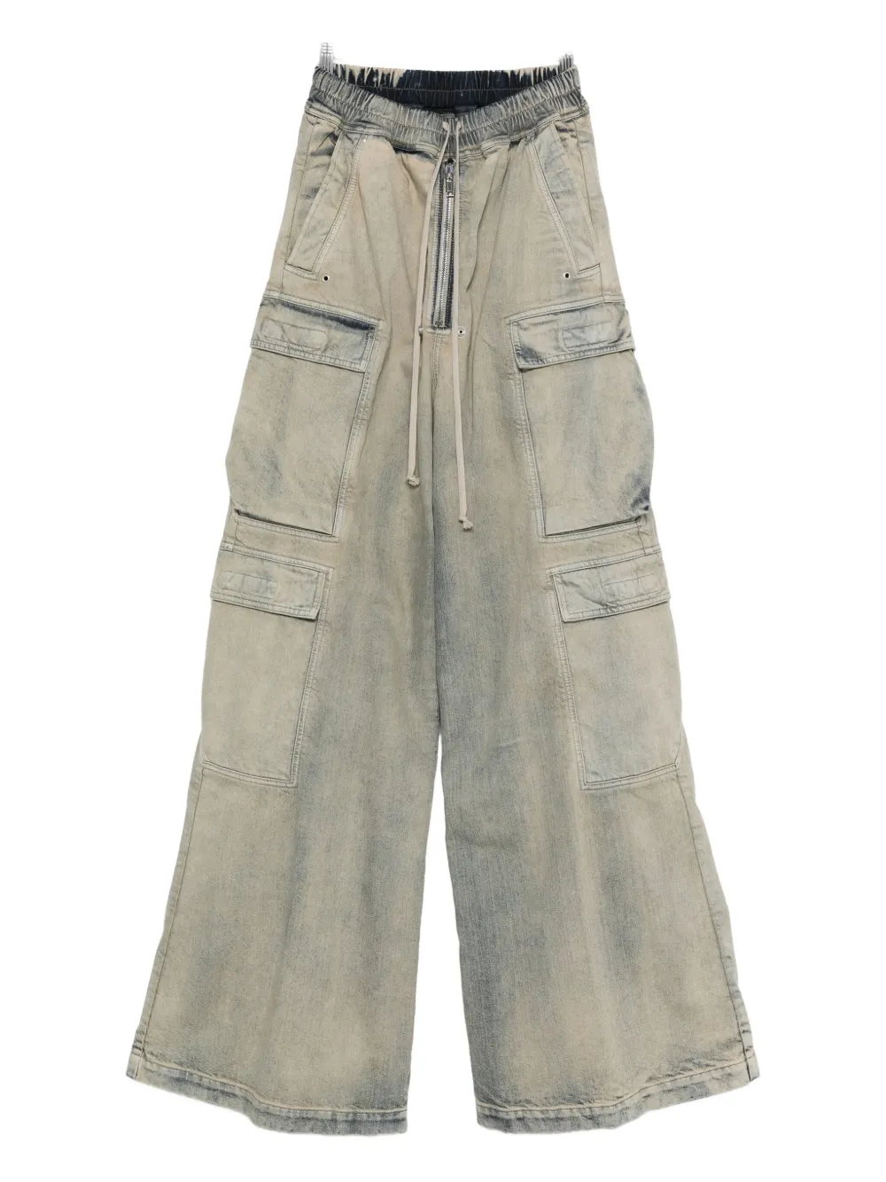

Джинсы с карманами карго и кулиской Rick Owens DRKSHDW, нейтральный