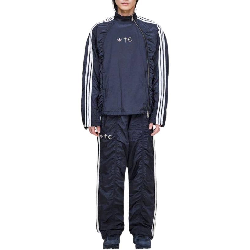 Thug Club Woven Trackpants спортивные брюки мужские Adidas Originals, черный/серебристый металлик — фото 3