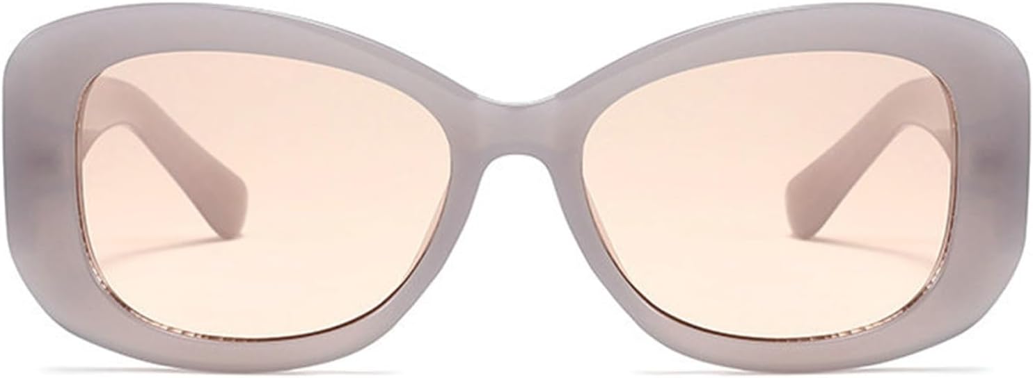 

Солнцезащитные очки Helena большого квадратного размера для женщин, милые солнцезащитные очки в толстой оправе овальной формы, стильные ретро-очки для вождения на открытом воздухе, C2