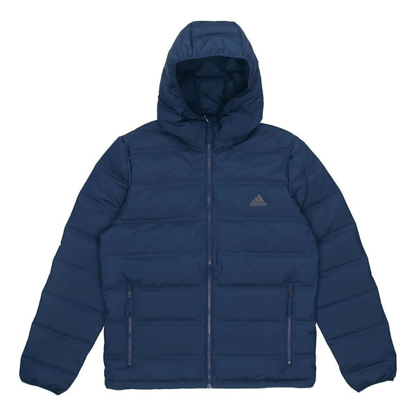 

Пуховик adidas protection against cold Stay Warm hooded down Jacket Navy Blue, синий