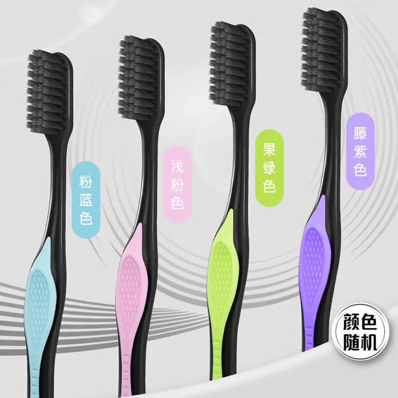 Зубные щетки с углем для защиты десен, 5 шт COLGATE, синий черный — фото 4