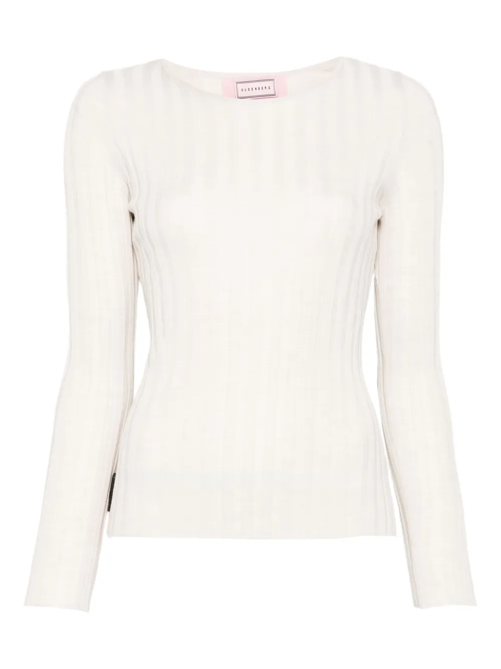 

Топ в рубчик с длинными рукавами Hugenberg, нейтральный