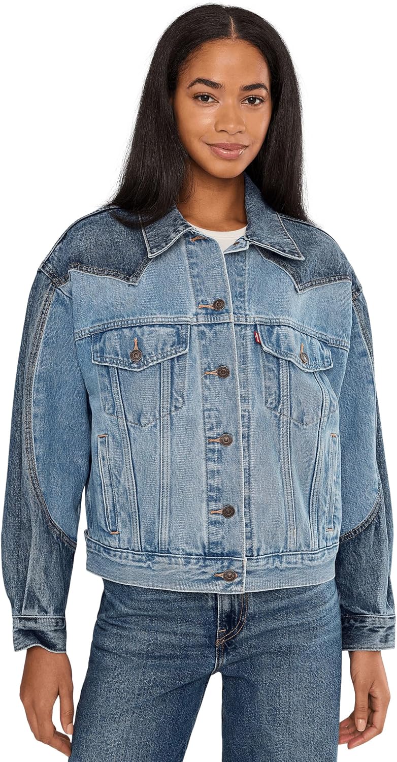 

Женская джинсовая куртка Levi's 90-х годов в стиле вестерн-джек, Free Range