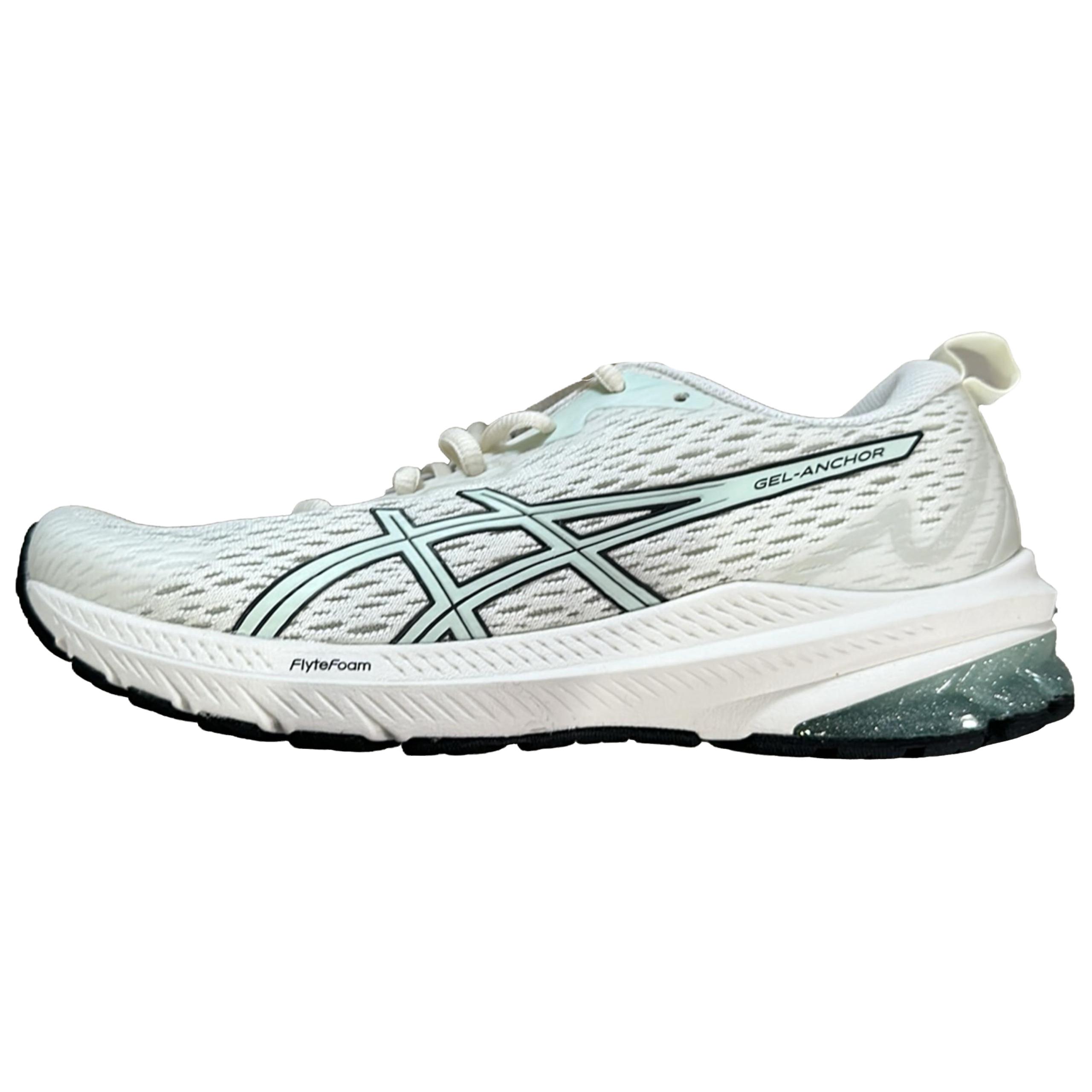 

ASICS Женские кроссовки GEL ANCHOR низкие белые зеленые устойчивые к истиранию