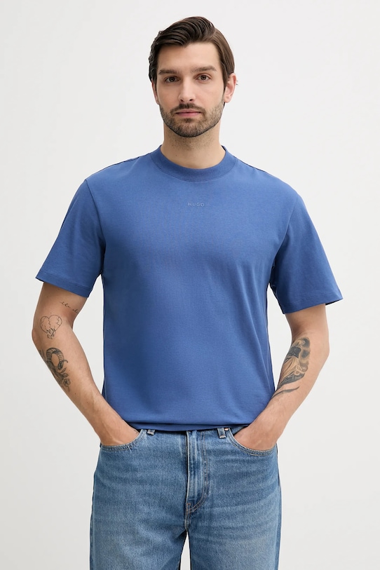 

Хлопковая футболка Armani Exchange, бежевый