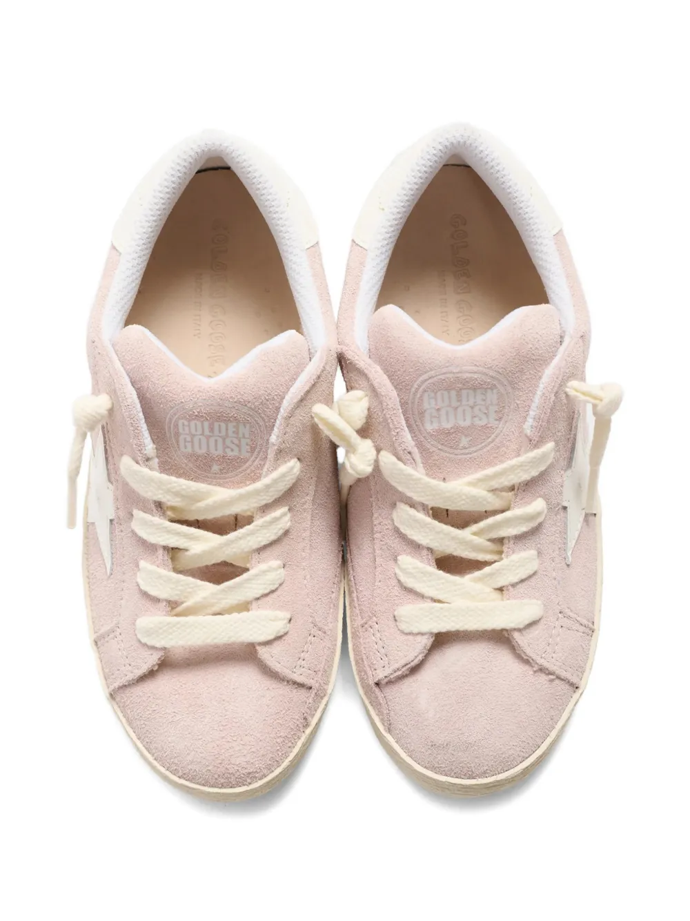 Кроссовки с деталями в виде звезды Golden Goose Kids, розовый — фото 3