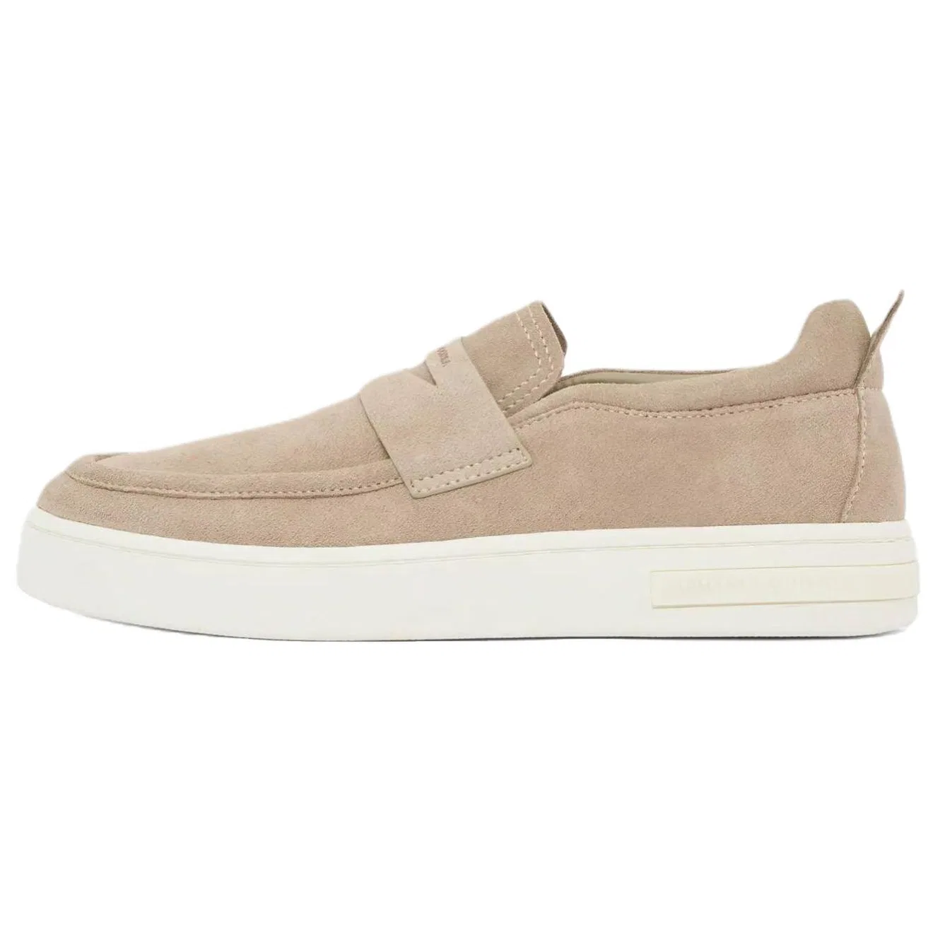 Casual туфли из кожи ARMANI EXCHANGE коричневые