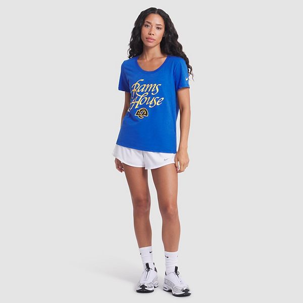 Женская футболка Los Angeles Rams 2025 Rivalries Collection Slub Dri-FIT Nike — фото 4