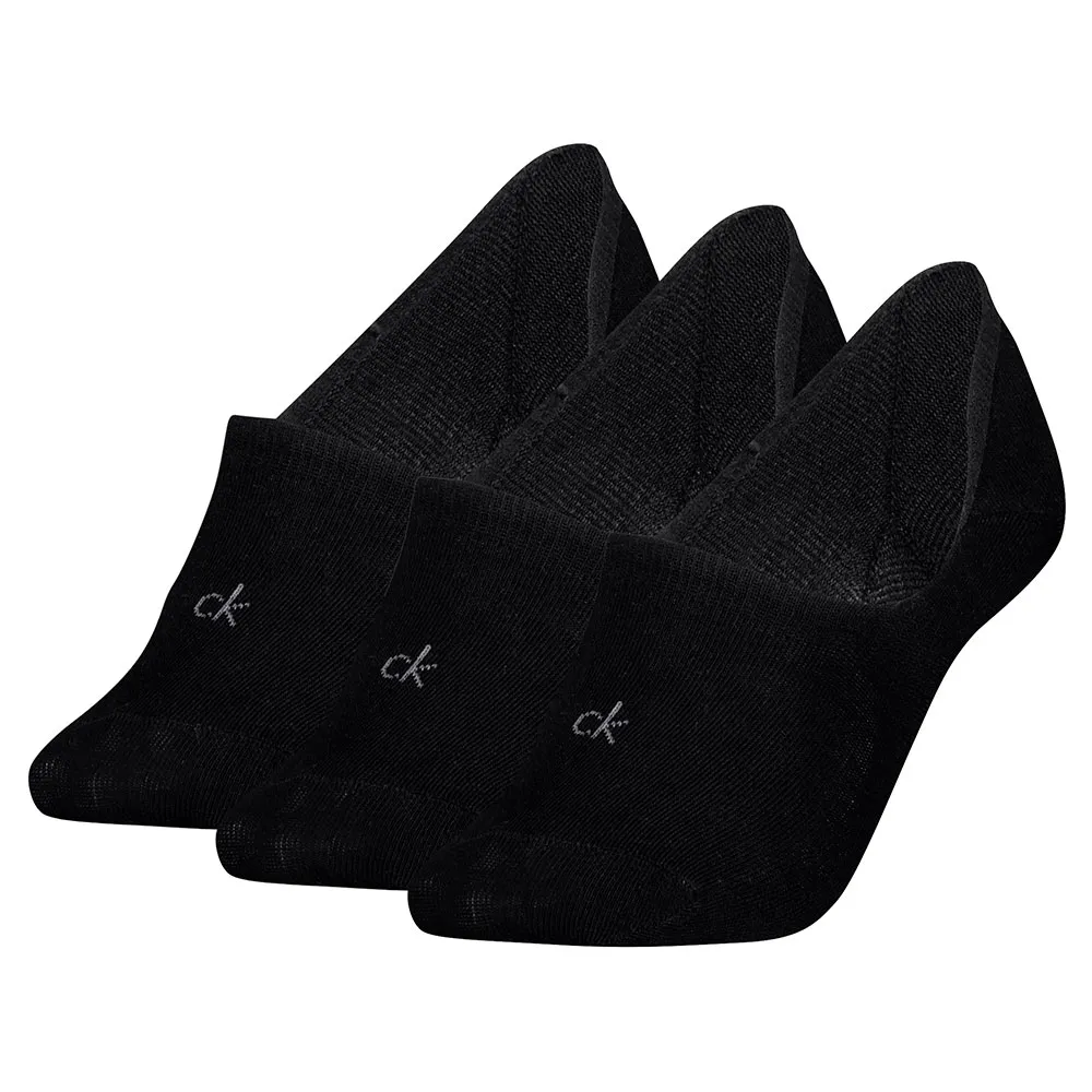 

Носки 3 шт Calvin Klein 701234370 no show, черный