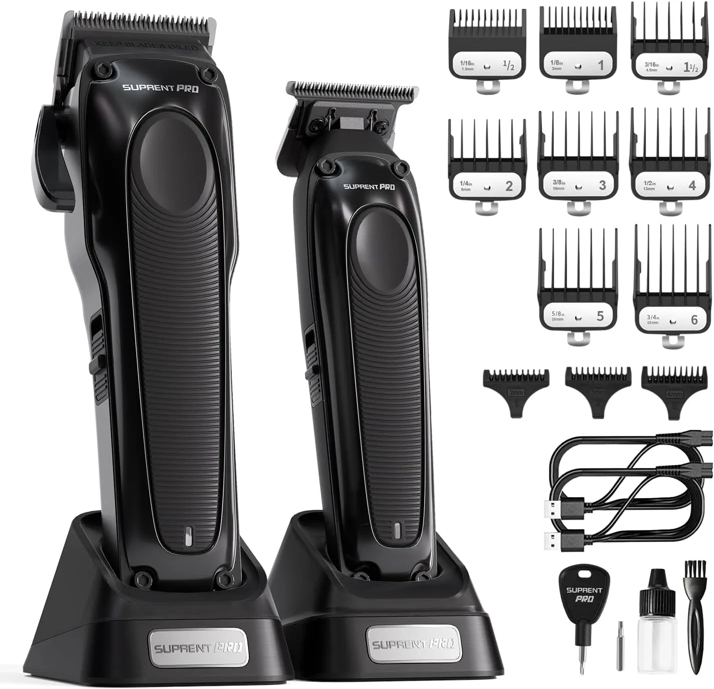 Профессиональный триммер для волос «DLC-Coated Blade» от SUPRENT Suprent, Black