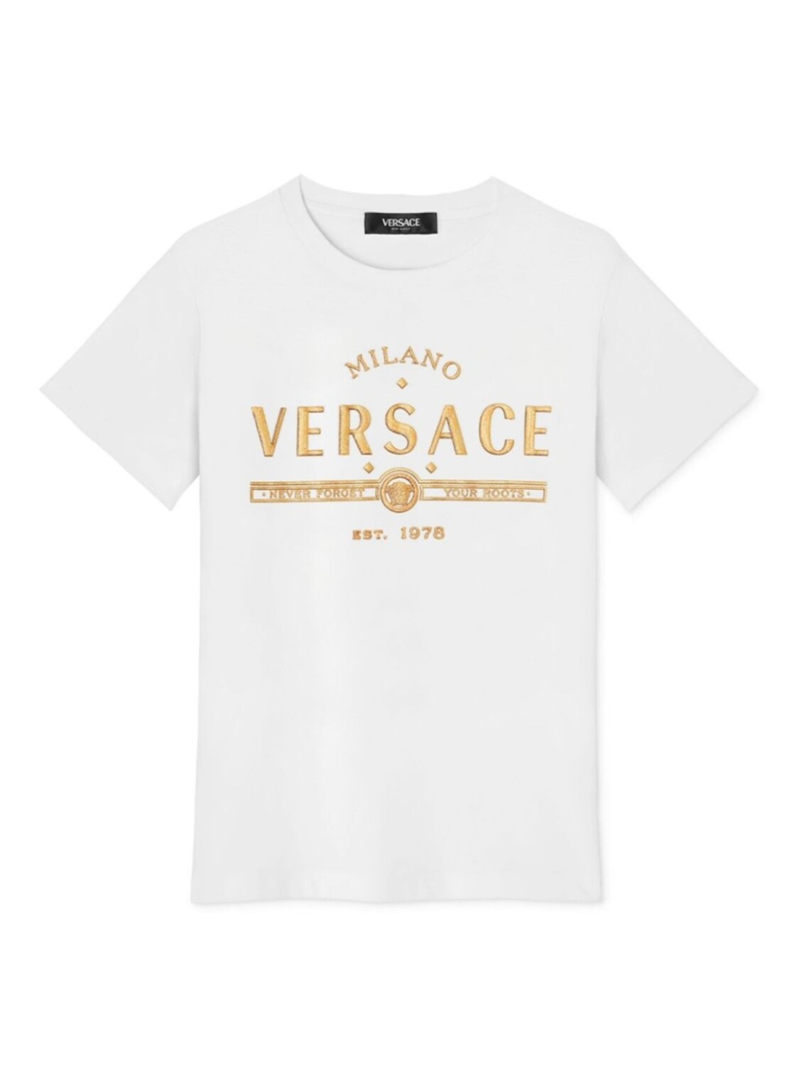 

Футболка с логотипом Versace Versace Kids, белый