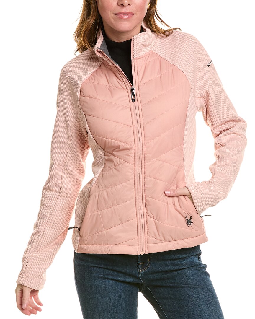 

Гибридная куртка Spyder Nova Full Zip, розовый