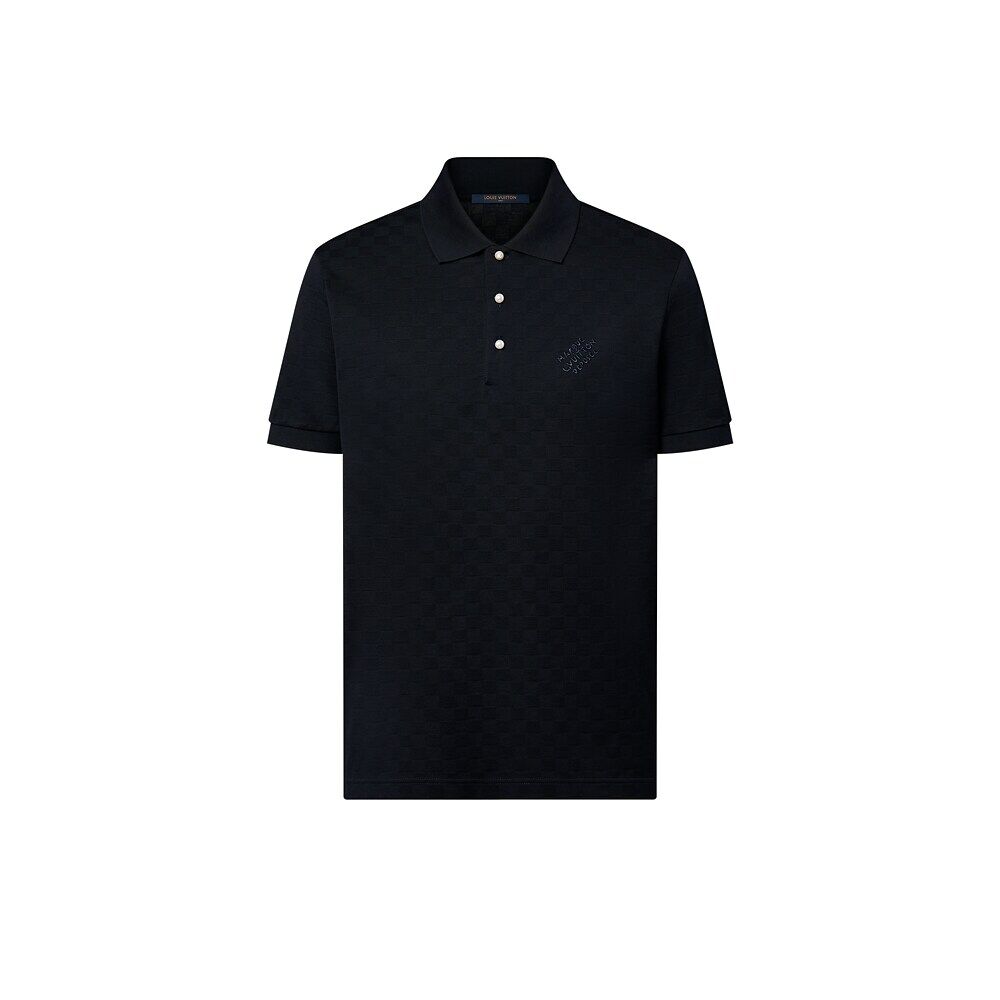 

Поло Damier Cotton Pique Louis Vuitton, синий