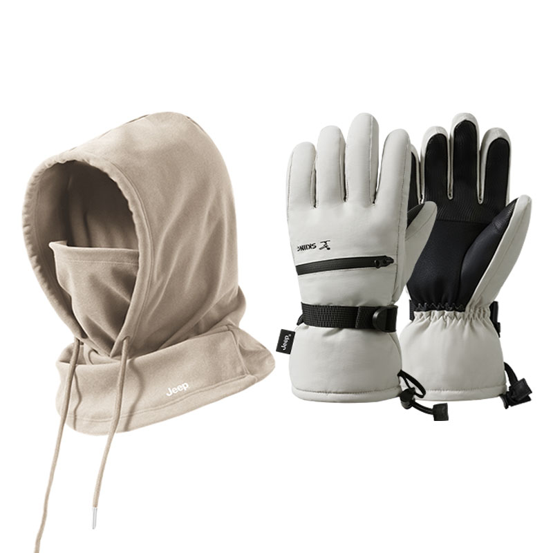 

Спортивные перчатки Men's Jeep, светло-хаки+белый