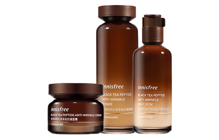 Innisfree Набор косметики yueshifengyin red tea peptide water cream для увлажнения и питания 160ml+100ml+50ml — фото 2