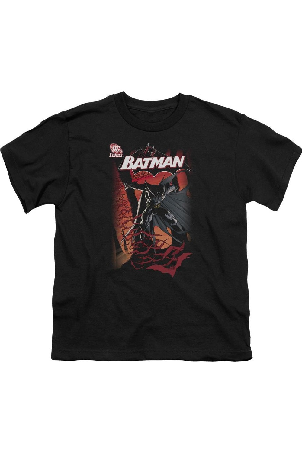 

Футболка с коротким рукавом для детей с обложкой Batman #655 Gildan, черный