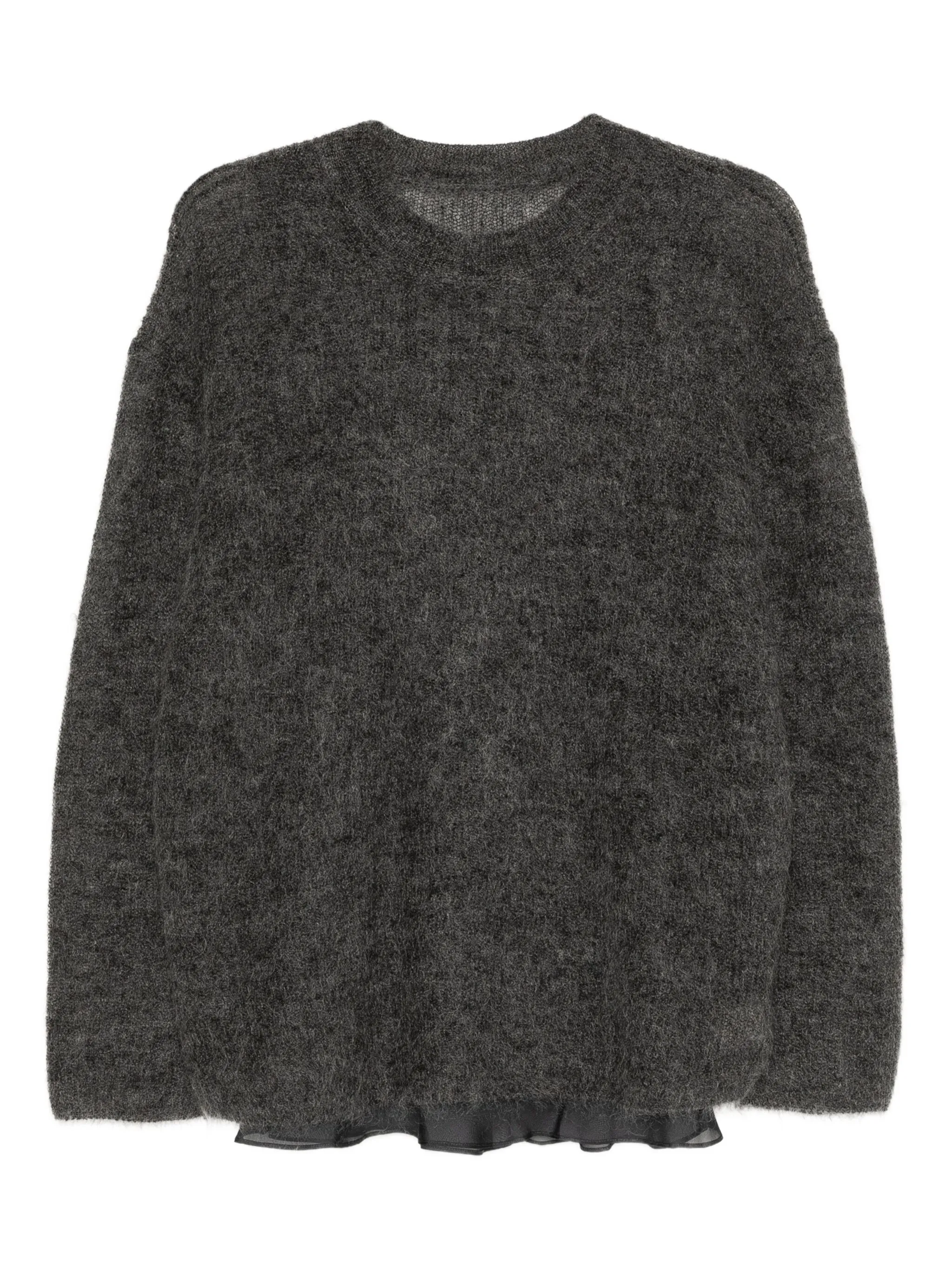 

Джемпер с круглым вырезом Less, серый