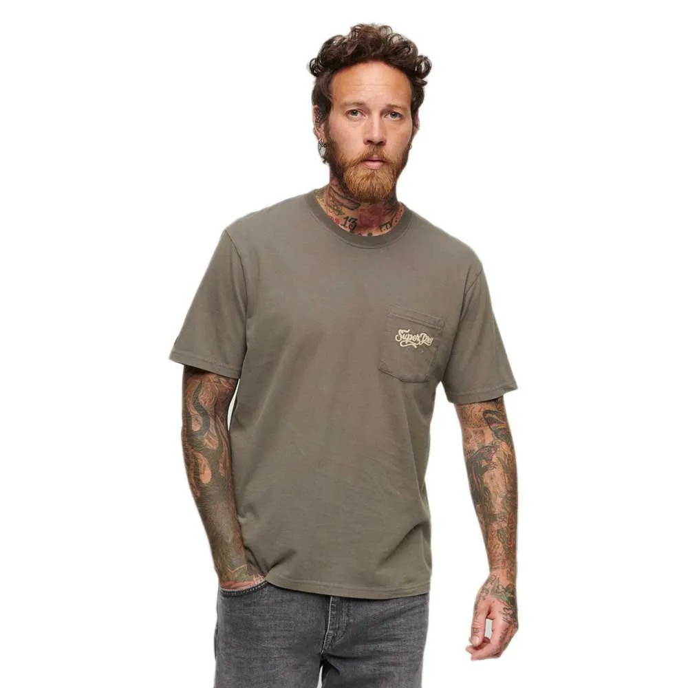 

Футболка с коротким рукавом Superdry Tattoo Graphic, коричневый
