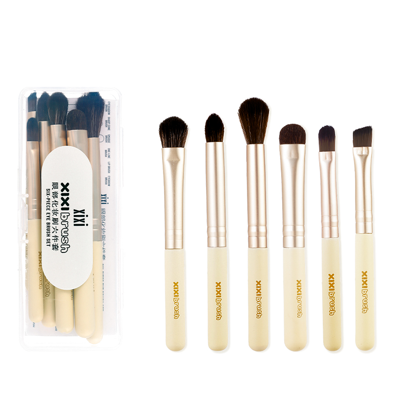 

Набор портативных мягких кистей для макияжа глаз 6 шт XIXI