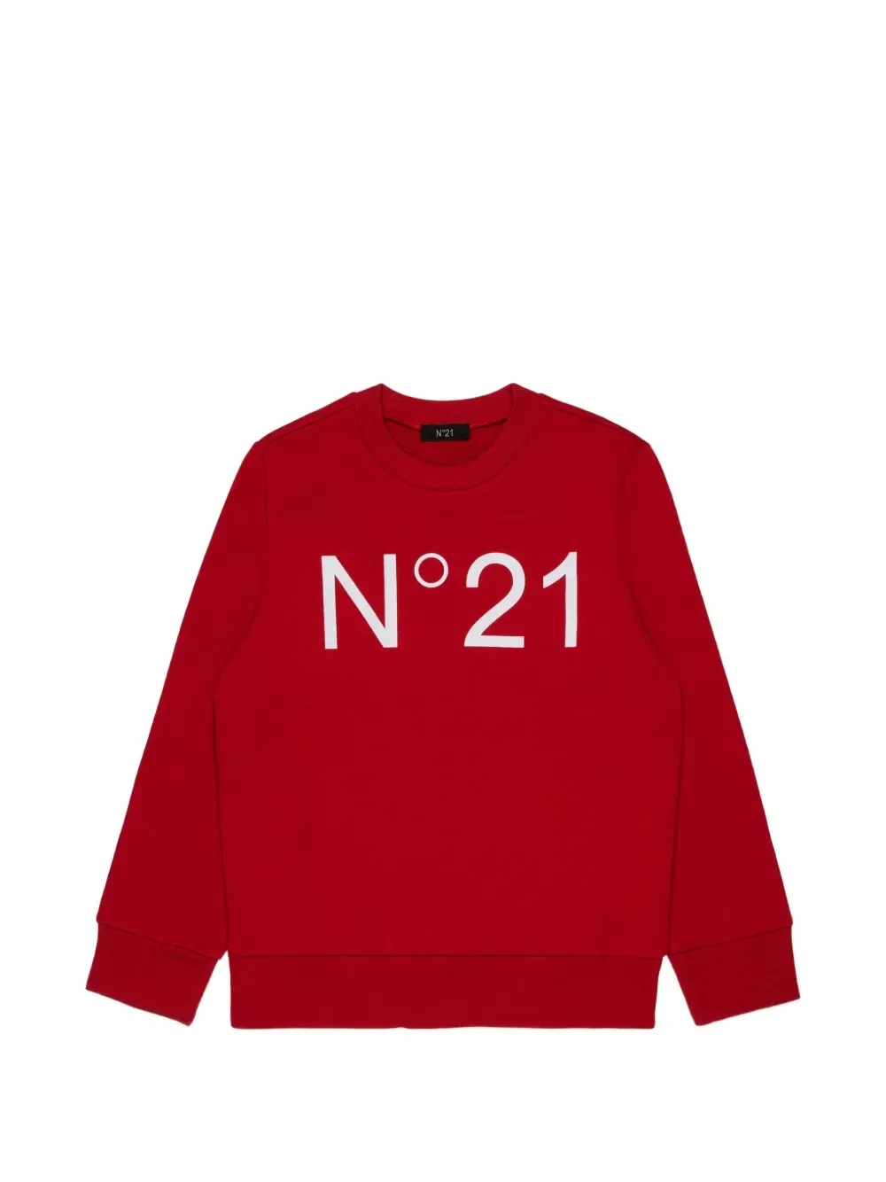 Свитшот с логотипом Nº21 Kids, красный