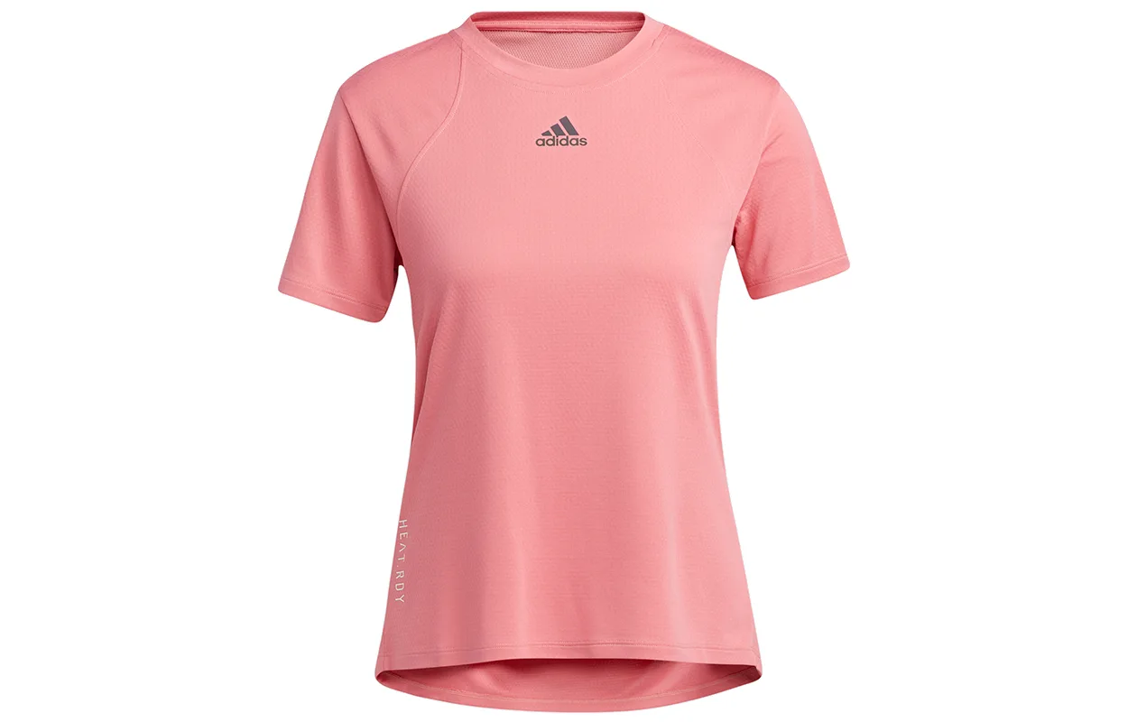 Футболка для тренировок Heatrdy Focus Magenta Adidas, розовый красный