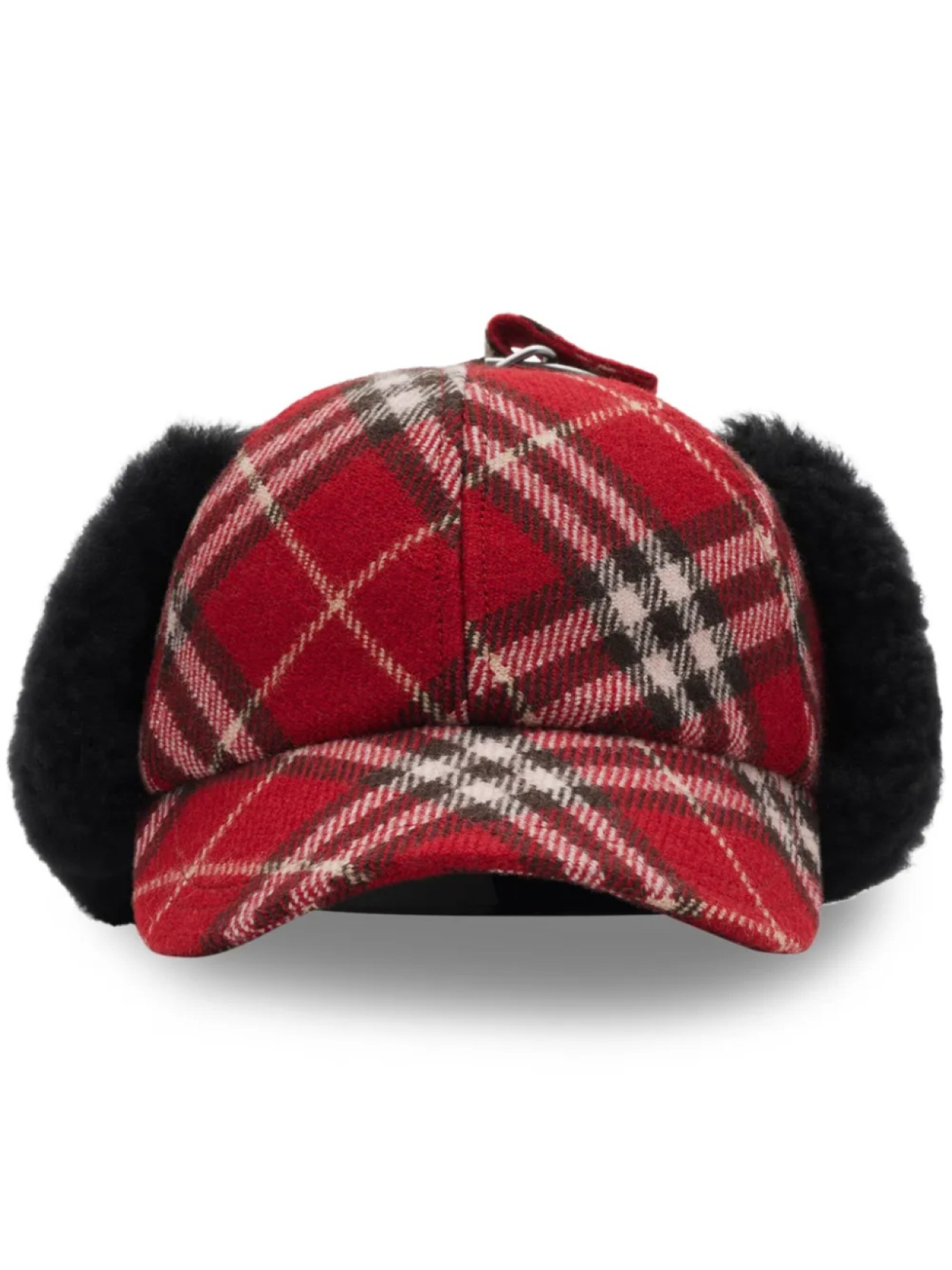 

Кепка с клапанами Burberry, красный