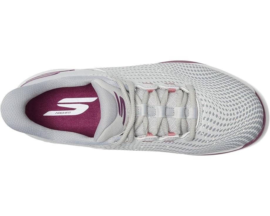 Кроссовки SKECHERS Skechers Pickleball Slip-ins Relaxed Fit: Viper Court Reload, цвет Grey/Purple — фото 2