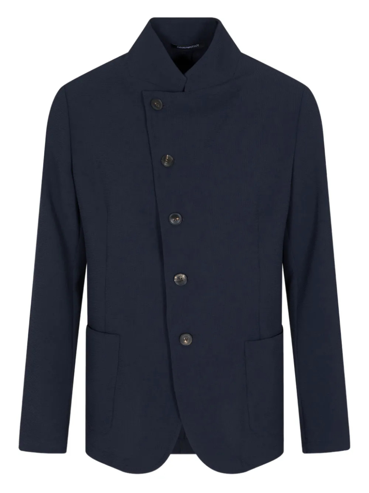 

Однобортный пиджак Emporio Armani, синий