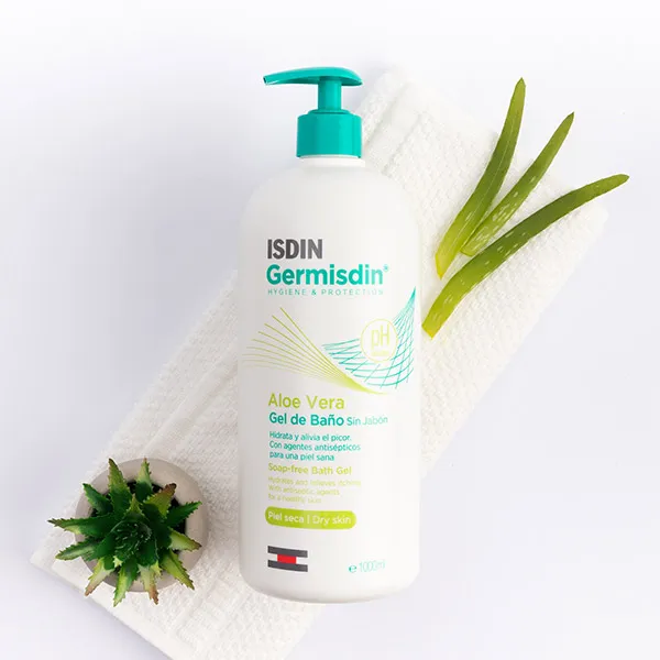 Гель для ванны без мыла Germisdin Aloe Vera Isdin, 1.000 UD — фото 4
