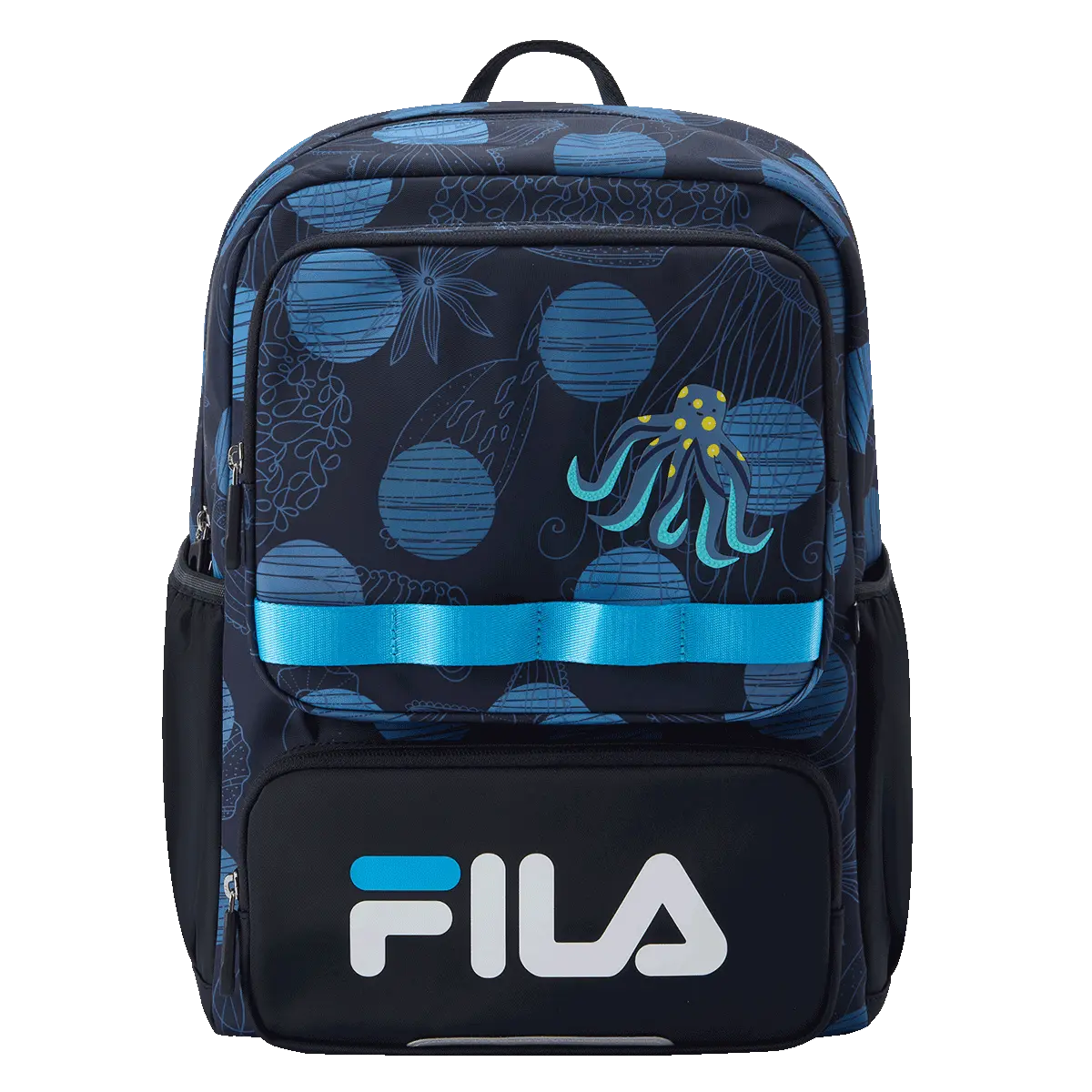 

Полиэстеровый рюкзак Regular Kids с принтом по всей поверхности FILA KIDS, All Over Print