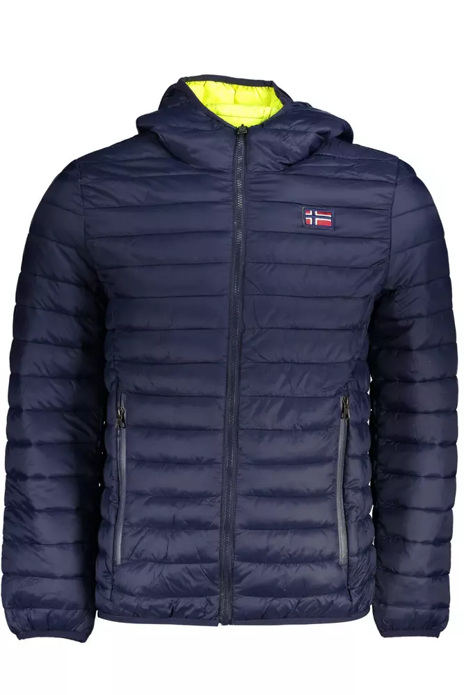

Синяя мужская куртка из полиамида Geographical Norway