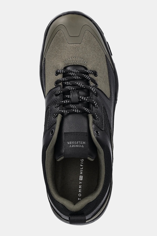 Кроссовки VIBRAM LOW RUNNER TECH Tommy Hilfiger, зеленый — фото 4