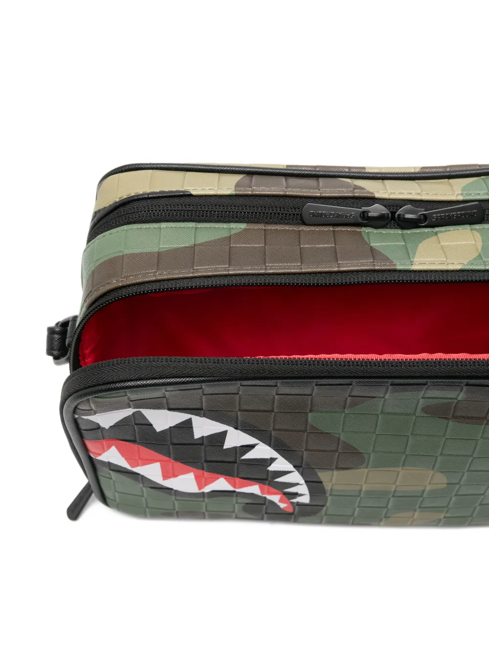 Косметичка с камуфляжным узором Sprayground Kid, зеленый — фото 4