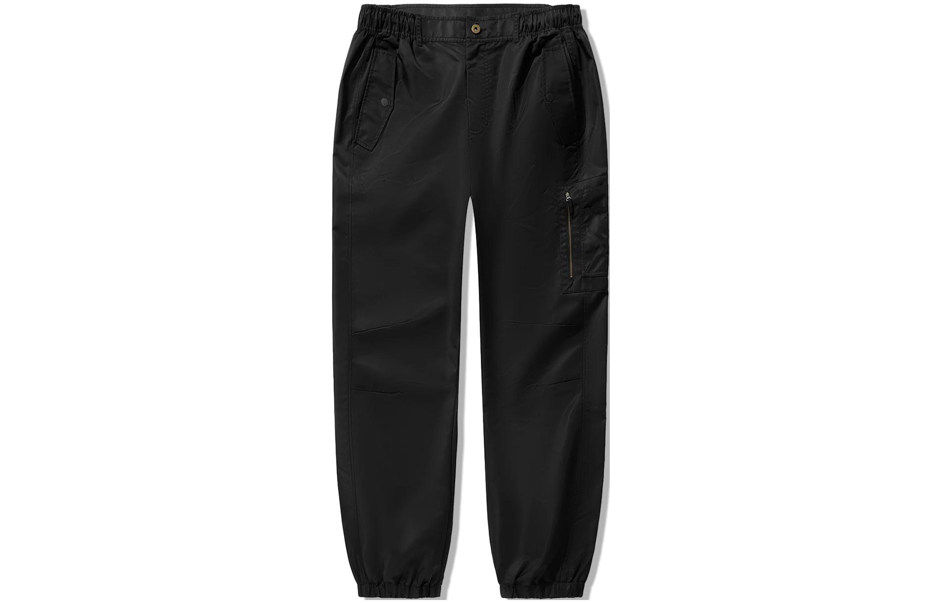 

LiNing Трикотажные спортивные штаны мужские черные