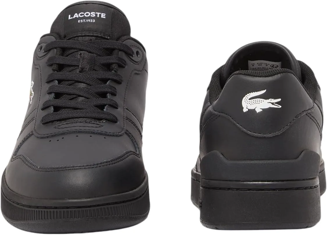 Кроссовки мужские Lacoste T-Clip Set Leather, черный — фото 3