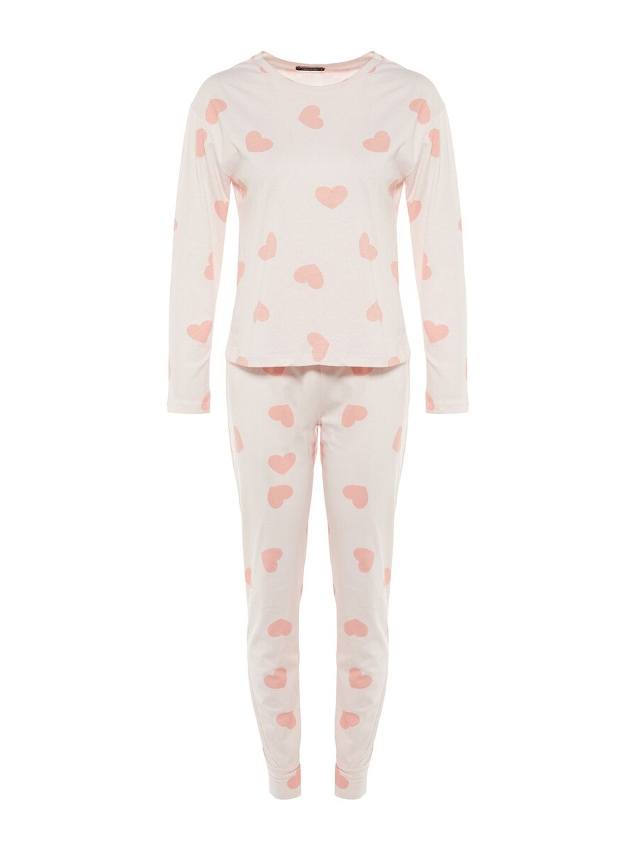 

Пижама Trendyol, цвет Dusky pink/Pastel pink