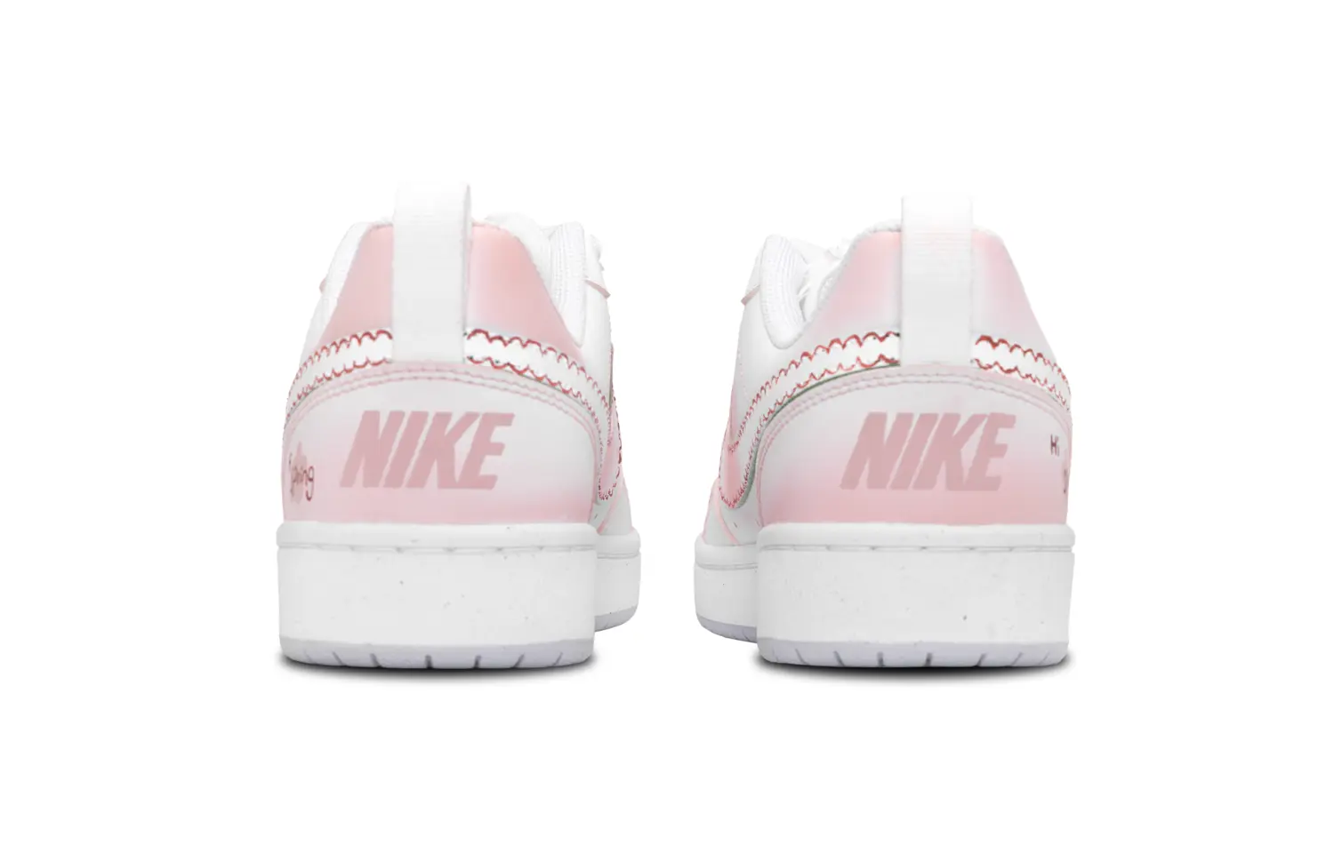 

Кроссовки Nike Court Borough Skateboarding Shoes Women's Low-top Light Pink, розовый