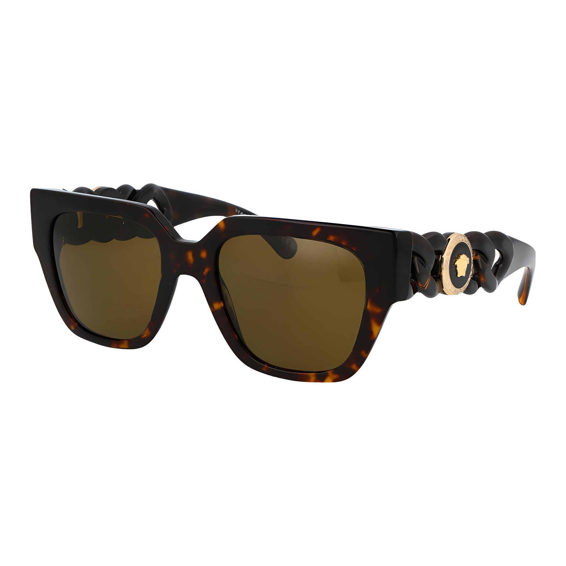 

VERSACE Солнцезащитные очки квадратной формы, Brown