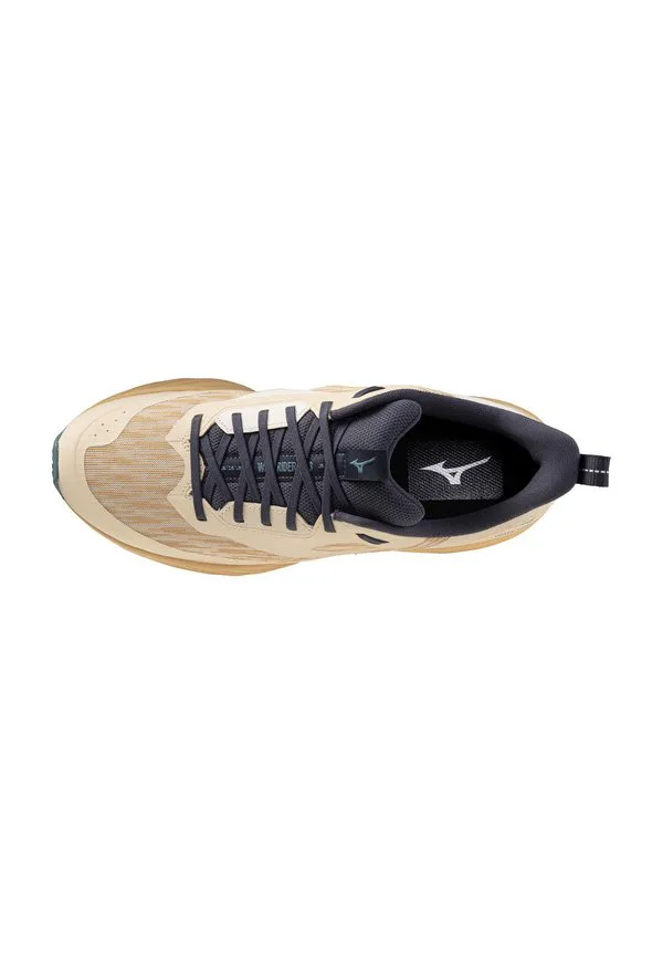 Кроссовки для трейлраннинга wave rider tt 3 Mizuno, Curds Whey/Summer Sand/North Atlantic — фото 2