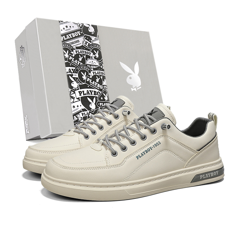 

Низкие повседневные кроссовки Playboy, бежевые