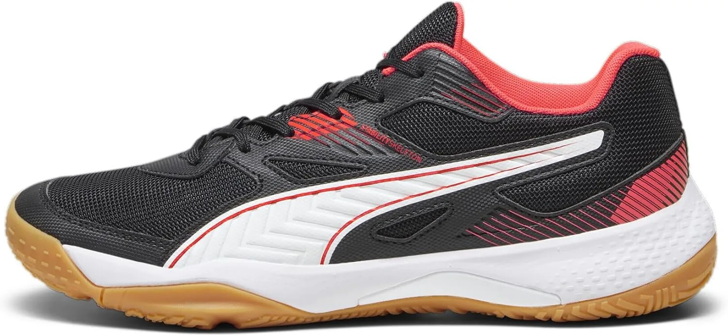 Мужские кроссовки Puma Solarflash II для игр летом, белый/черный/красный — фото 3