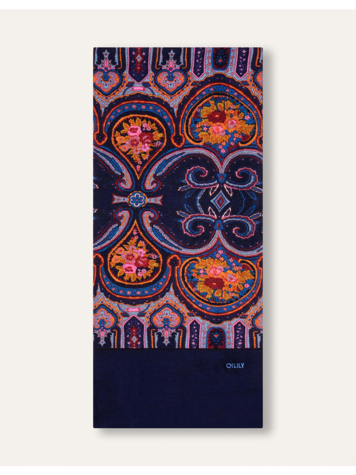 

Другой восточный шарф синего цвета Oilily