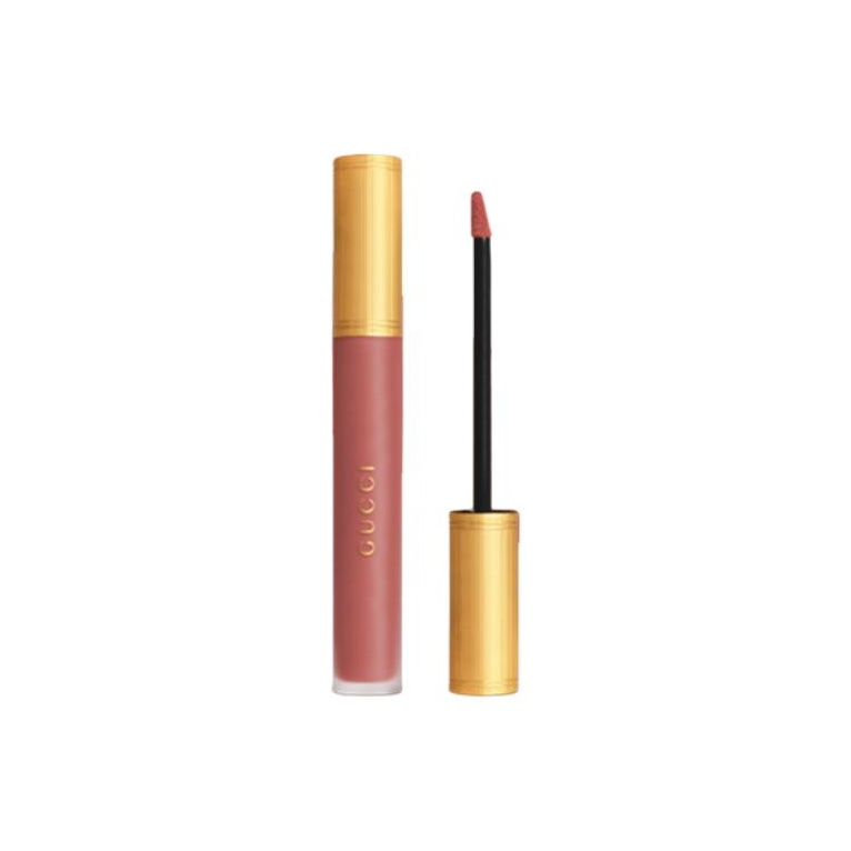 Жидкая помада Cloud Mist, матовая помада Wampees Skin Flattering Lipstick, легко растушевывается, создает эффект естественного макияжа, 6,5 мл Gucci, 217 rose cream chestnut