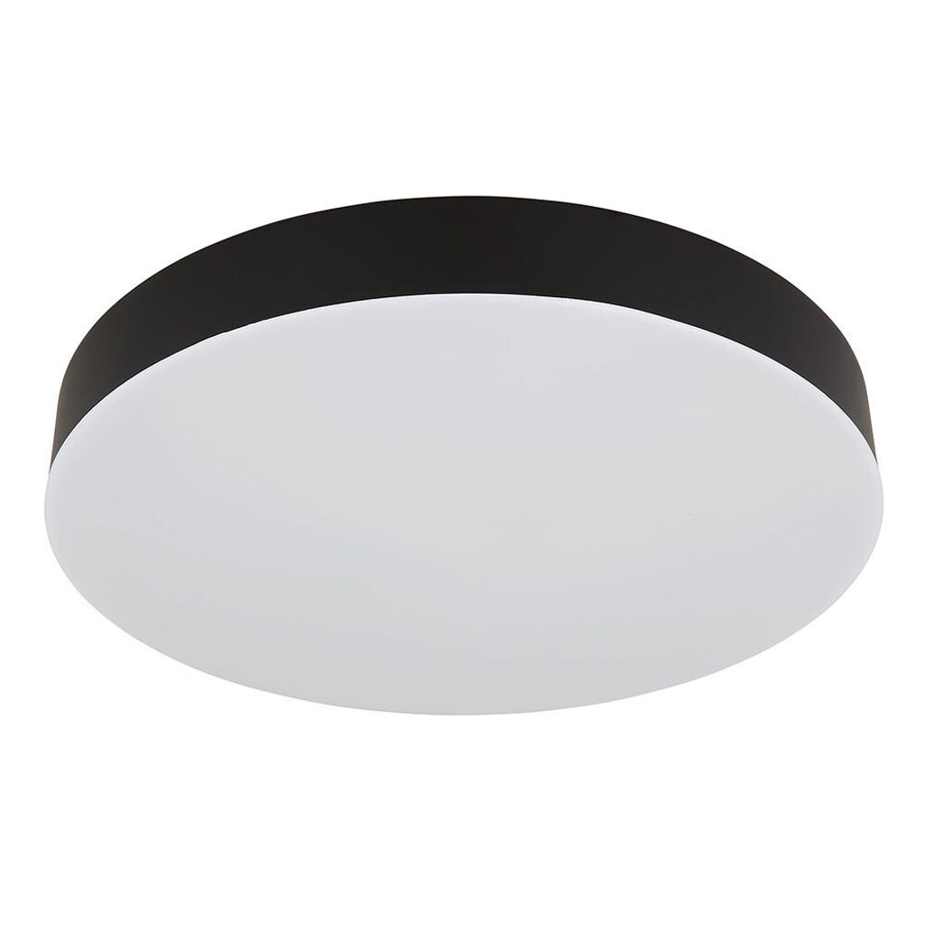 

Потолочный светодиодный светильник, черно-белый, CCT, D 30 см Globo Lighting