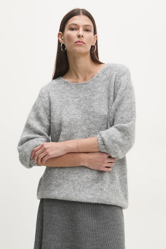 

Свитер с шерстью Answear.Lab, серый