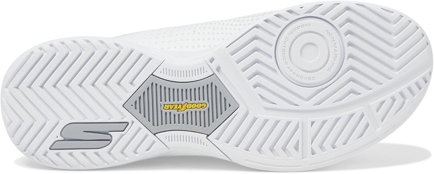 Мужские кроссовки Skechers Viper Court Reload с легким надеванием без рук, белый — фото 3