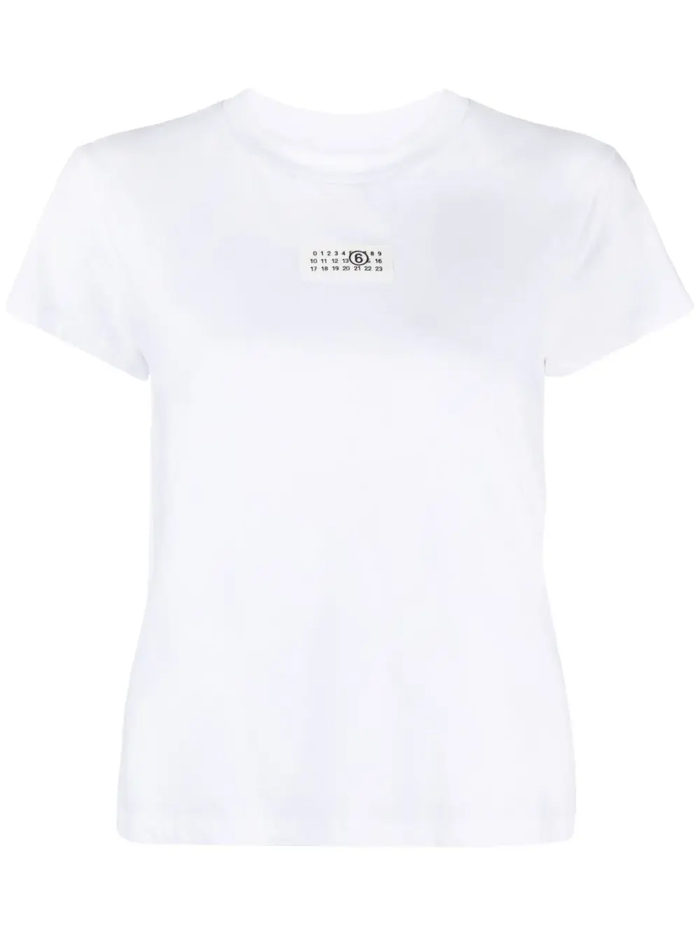 

Футболка с логотипом Mm6 Maison Margiela, белый