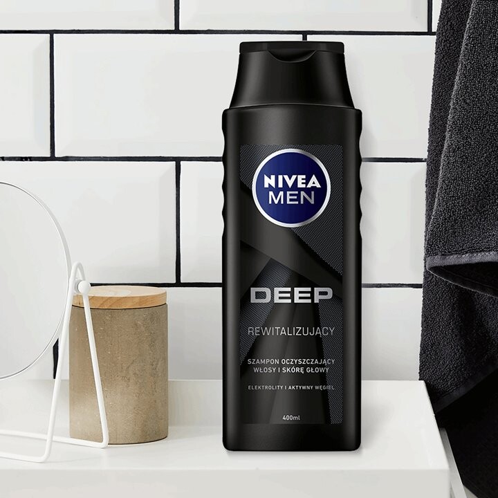 Nivea, Мужской шампунь для глубокого восстановления волос, 400мл — фото 3