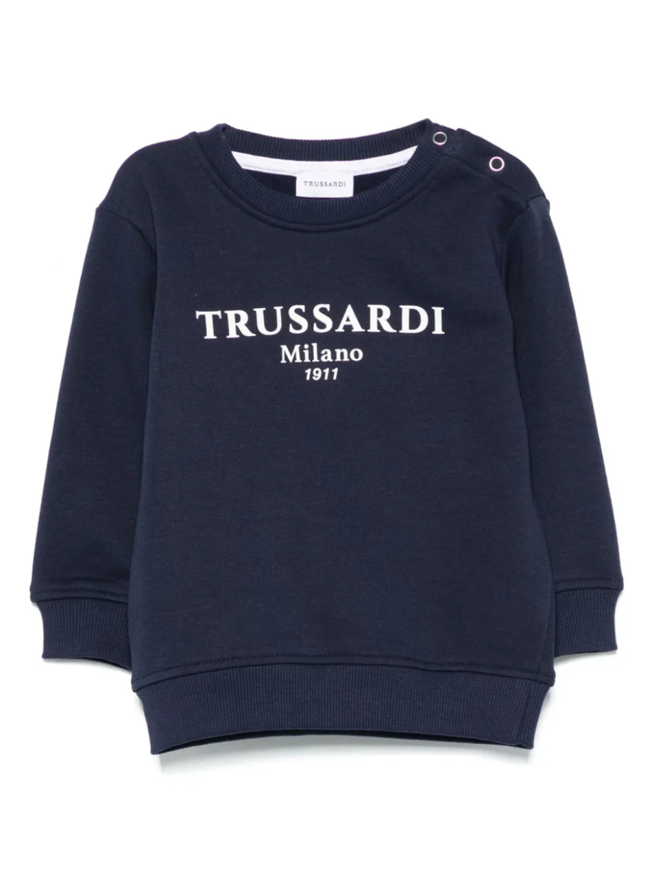 

Толстовка с логотипом TRUSSARDI JUNIOR, синий