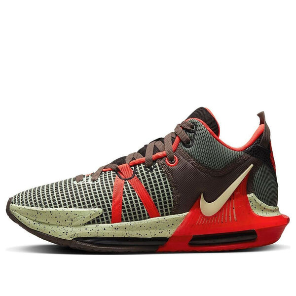 

Кроссовки lebron witness 7 'bright crimson alligator' Nike, черный